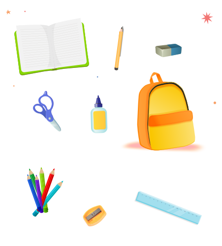 Imagen de útiles escolares